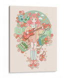 Guitarra eléctrica arcoiris - Hiroko Hashimoto | Cuadro decorativo de Canvas Lab