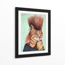 Gato atigrado con estilo - Mike Koubou | Cuadro decorativo de Canvas Lab