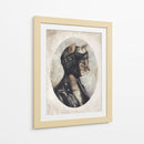Gato elegante con chaqueta de cuero - Mike Koubou | Cuadro decorativo de Canvas Lab