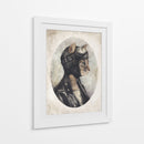 Gato elegante con chaqueta de cuero - Mike Koubou | Cuadro decorativo de Canvas Lab