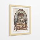 Felino oceánico - Mike Koubou | Cuadro decorativo de Canvas Lab