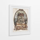 Felino oceánico - Mike Koubou | Cuadro decorativo de Canvas Lab