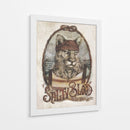 Felino oceánico - Mike Koubou | Cuadro decorativo de Canvas Lab