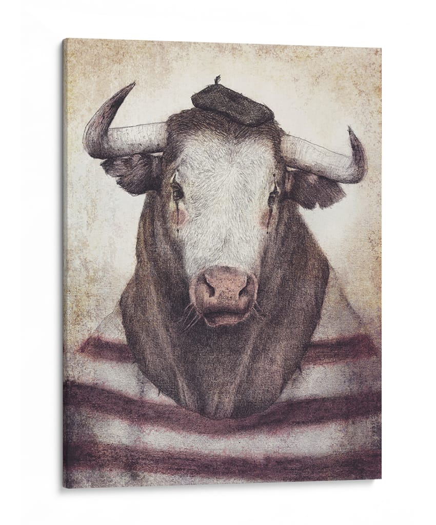 Estilo bovino chic - Mike Koubou | Cuadro decorativo de Canvas Lab