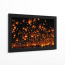Faroles iluminan la noche - Vichaya | Cuadro decorativo de Canvas Lab