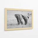 Familia de elefantes africanos - Ali Khataw | Cuadro decorativo de Canvas Lab