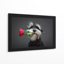 Entrega de rosas de Schnauzer - Adnan Mahmutovic | Cuadro decorativo de Canvas Lab