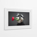 Entrega de rosas de Schnauzer - Adnan Mahmutovic | Cuadro decorativo de Canvas Lab