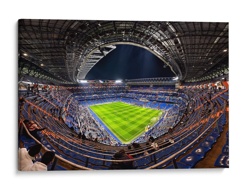 Estadio de fútbol nocturno - Jesus M. Garcia | Cuadro decorativo de Canvas Lab