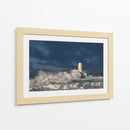 Faro del mar tempestuoso -  Nicola Friargiu | Cuadro decorativo de Canvas Lab