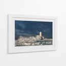 Faro del mar tempestuoso -  Nicola Friargiu | Cuadro decorativo de Canvas Lab
