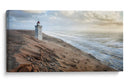 Faro en dunas azotadas por el viento - Jorg Hubrich | Cuadro decorativo de Canvas Lab