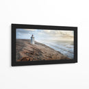 Faro en dunas azotadas por el viento - Jorg Hubrich | Cuadro decorativo de Canvas Lab