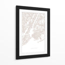 Mapa de Nueva York - Fluidys Studio II | Cuadro decorativo de Canvas Lab