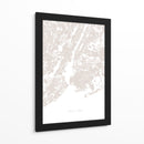 Mapa de Nueva York - Fluidys Studio II | Cuadro decorativo de Canvas Lab