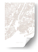 Mapa de Nueva York - Fluidys Studio II | Cuadro decorativo de Canvas Lab