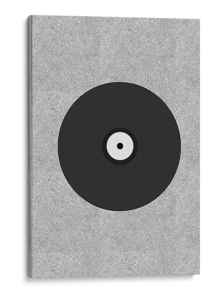Ilustración de disco de vinilo - Nicholas | Cuadro decorativo de Canvas Lab