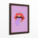 Labios pop desatados - Nicholas | Cuadro decorativo de Canvas Lab