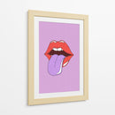 Labios pop desatados - Nicholas | Cuadro decorativo de Canvas Lab