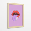 Labios pop desatados - Nicholas | Cuadro decorativo de Canvas Lab