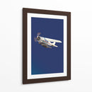 Hidroavión vintage - Nicholas | Cuadro decorativo de Canvas Lab