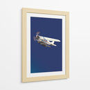 Hidroavión vintage - Nicholas | Cuadro decorativo de Canvas Lab