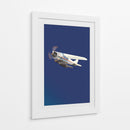Hidroavión vintage - Nicholas | Cuadro decorativo de Canvas Lab