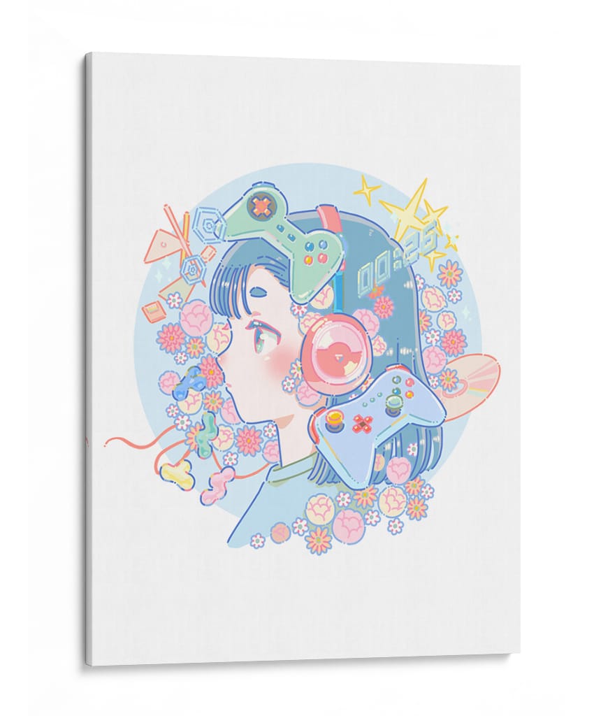 Juego en mi mente - Hiroko Hashimoto | Cuadro decorativo de Canvas Lab