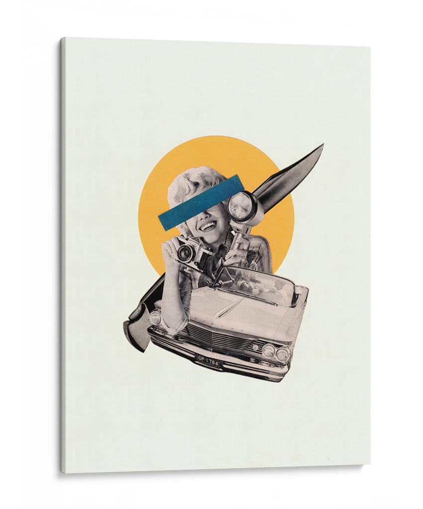 Mezcla de aventuras retro - Mikhail Siskoff | Cuadro decorativo de Canvas Lab