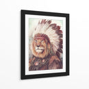 León majestuoso - Mike Koubou | Cuadro decorativo de Canvas Lab
