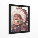 León majestuoso - Mike Koubou | Cuadro decorativo de Canvas Lab