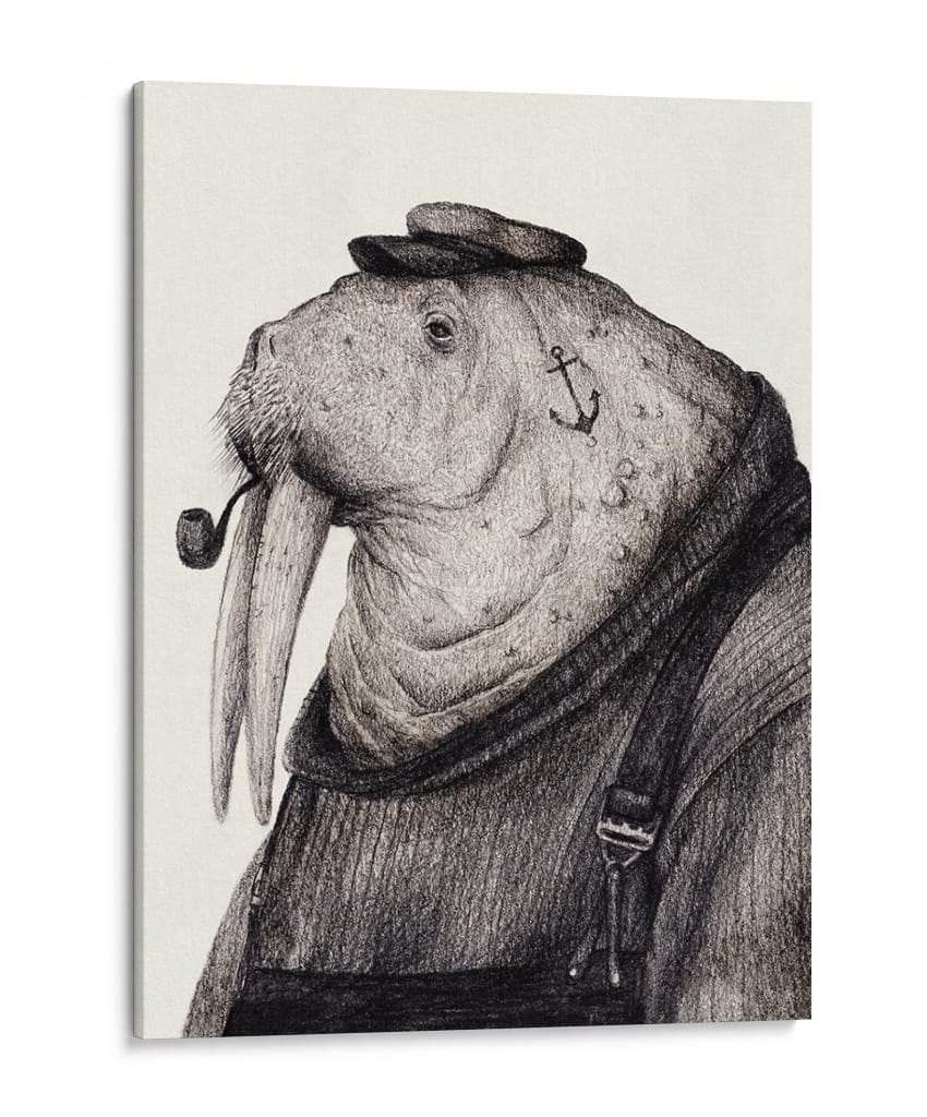 La sabiduría del capitán de barco - Mike Koubou | Cuadro decorativo de Canvas Lab