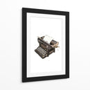Máquina de escribir antigua - Borgenhag Holmqvist | Cuadro decorativo de Canvas Lab