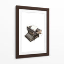 Máquina de escribir antigua - Borgenhag Holmqvist | Cuadro decorativo de Canvas Lab