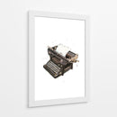 Máquina de escribir antigua - Borgenhag Holmqvist | Cuadro decorativo de Canvas Lab