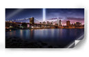 Homenaje a la ciudad del Puente de Brooklyn - Javier de la | Cuadro decorativo de Canvas Lab