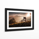 Hora dorada en bicicleta de montaña - Sandi Bertoncelj | Cuadro decorativo de Canvas Lab