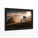 Hora dorada en bicicleta de montaña - Sandi Bertoncelj | Cuadro decorativo de Canvas Lab