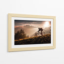 Hora dorada en bicicleta de montaña - Sandi Bertoncelj | Cuadro decorativo de Canvas Lab