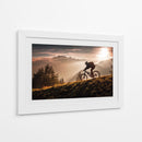 Hora dorada en bicicleta de montaña - Sandi Bertoncelj | Cuadro decorativo de Canvas Lab