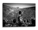 Joven aficionado apunta en el estadio - Clemens Geiger | Cuadro decorativo de Canvas Lab
