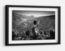 Joven aficionado apunta en el estadio - Clemens Geiger | Cuadro decorativo de Canvas Lab