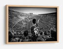 Joven aficionado apunta en el estadio - Clemens Geiger | Cuadro decorativo de Canvas Lab