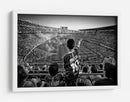 Joven aficionado apunta en el estadio - Clemens Geiger | Cuadro decorativo de Canvas Lab