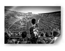 Joven aficionado apunta en el estadio - Clemens Geiger | Cuadro decorativo de Canvas Lab