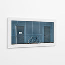 Muro de rejilla para bicicletas urbanas - Linda Wride | Cuadro decorativo de Canvas Lab