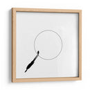Hombre en el borde del círculo - Huib Limberg | Cuadro decorativo de Canvas Lab