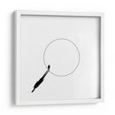 Hombre en el borde del círculo - Huib Limberg | Cuadro decorativo de Canvas Lab