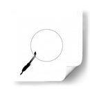 Hombre en el borde del círculo - Huib Limberg | Cuadro decorativo de Canvas Lab