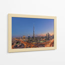 Horizonte nocturno de Dubái - Mohammad Rustam | Cuadro decorativo de Canvas Lab